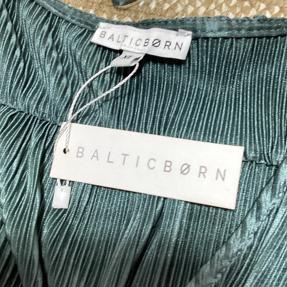 NWT Baltic Born XL pleated Teal Maxi Dress - Picture 10 of 15